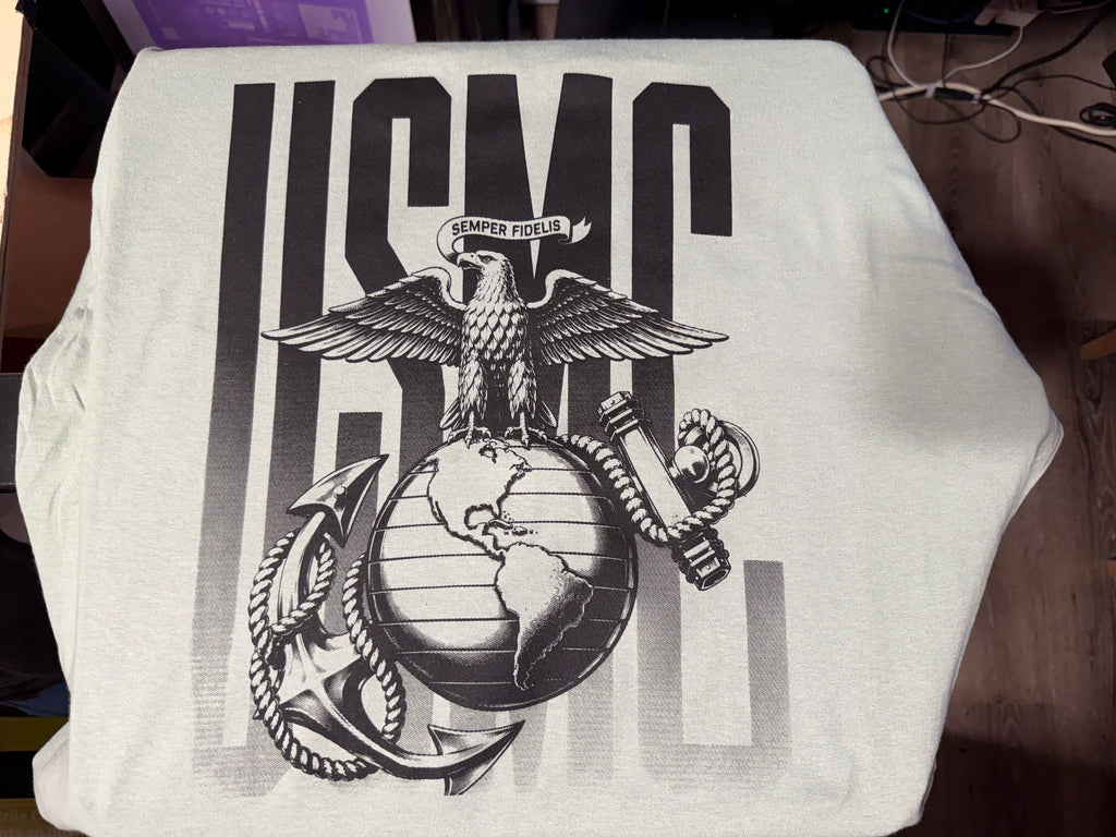 USMC Semper Fidelis Eagle Globe Anchor T-Shirt | Marine Corps Graphic Tee