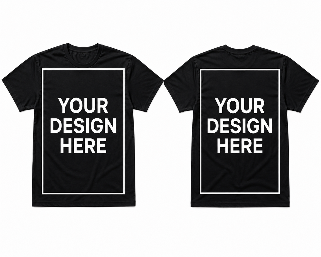 Custom Design T-Shirt [Front & Back]