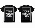 Custom Design T-Shirt [Front & Back]