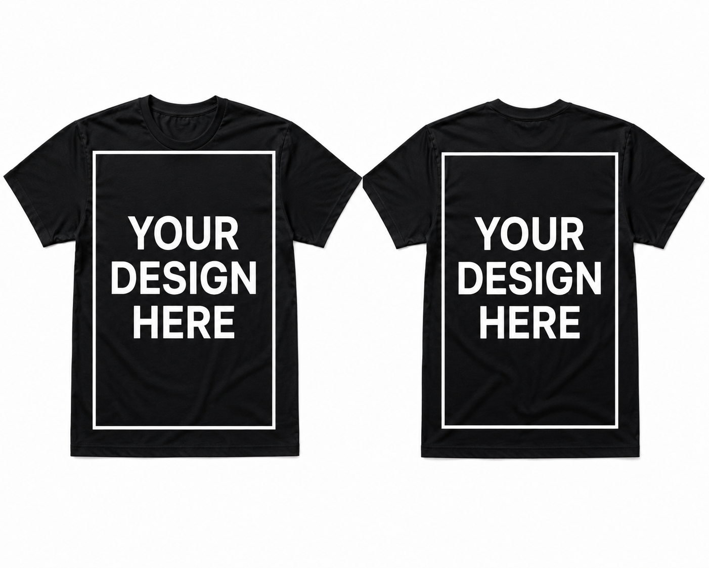 Custom Design T-Shirt [Front & Back]