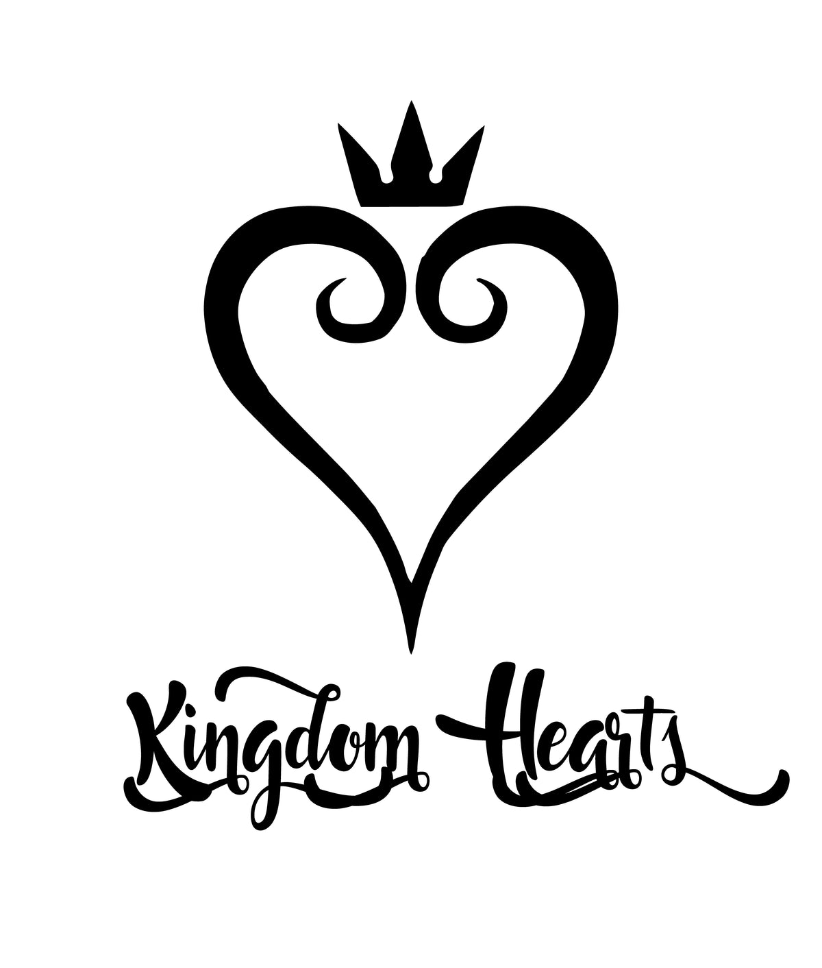 Design reference artwork — T-shirt mockup pending: Kingdom Hearts Back to the Save Point