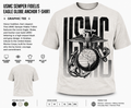 USMC Semper Fidelis Eagle Globe Anchor T-Shirt product mockup